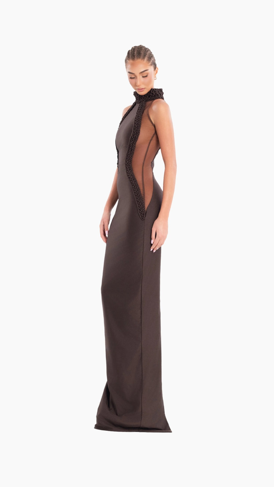 Braided Cocoa Gown