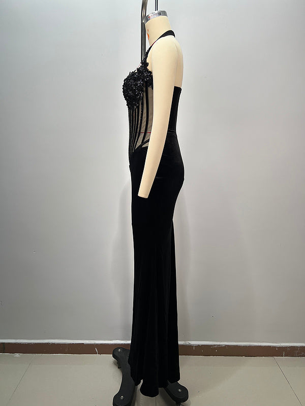 Noir Envy Corset Gown