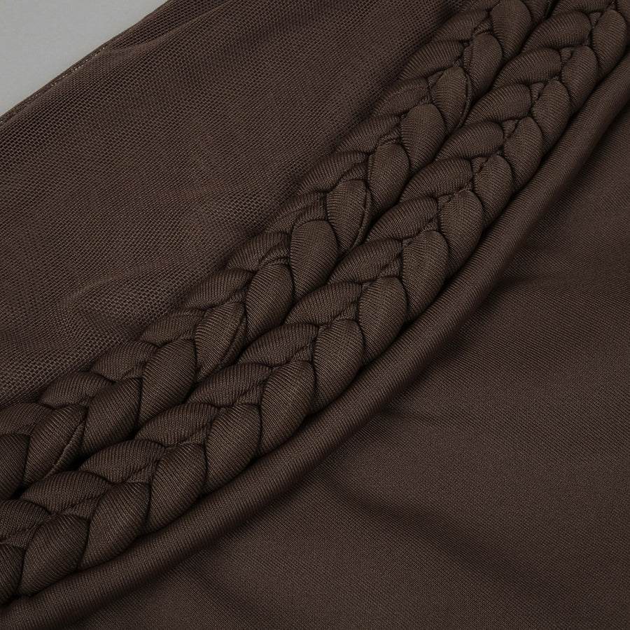 Braided Cocoa Gown