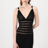 Shadow Stripe Knit Maxi