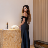 Feather Jewel Gown