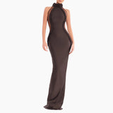Braided Cocoa Gown