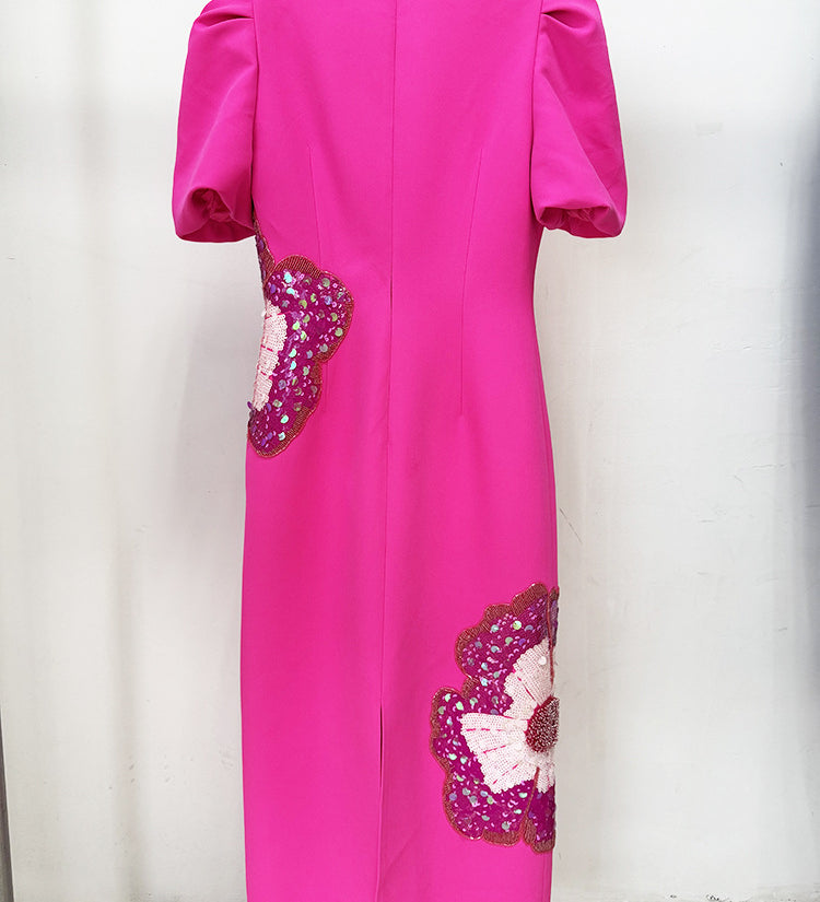 Fuchsia Bloom Dress