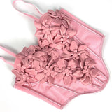 3D Floral Sculpted Corset Bodysuit