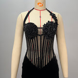 Noir Envy Corset Gown