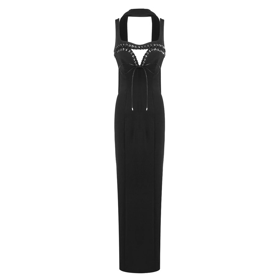 Midnight Elegance Black Dress