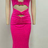 Pink Cutout Gown
