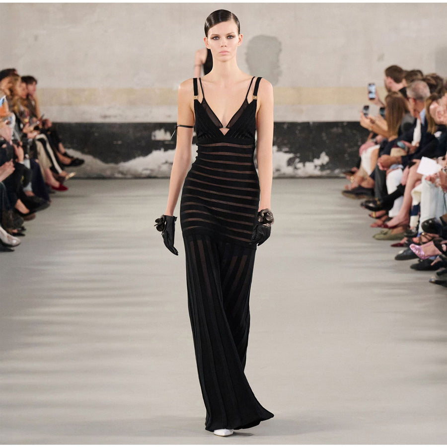 Shadow Stripe Knit Maxi