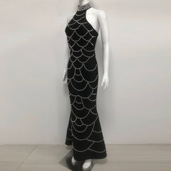 Crystal Web Gown