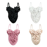 3D Floral Sculpted Corset Bodysuit