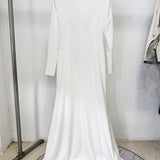 White Floral Maxi Gown