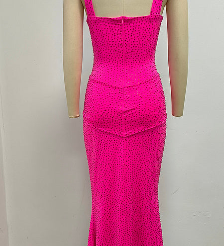 Pink Cutout Gown
