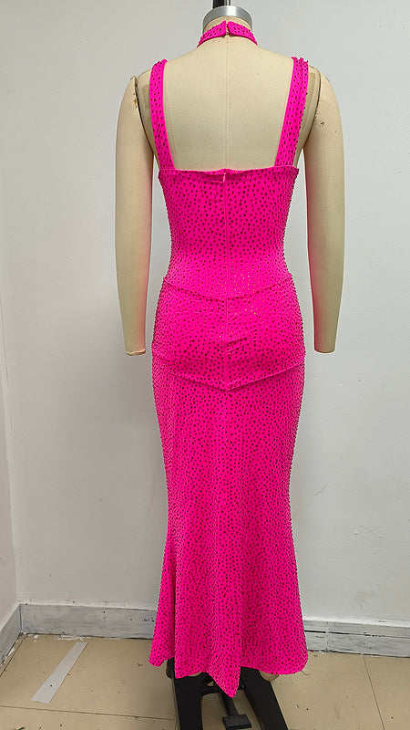 Pink Cutout Gown
