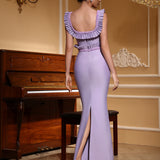 Lavender Duchess Maxi Dress
