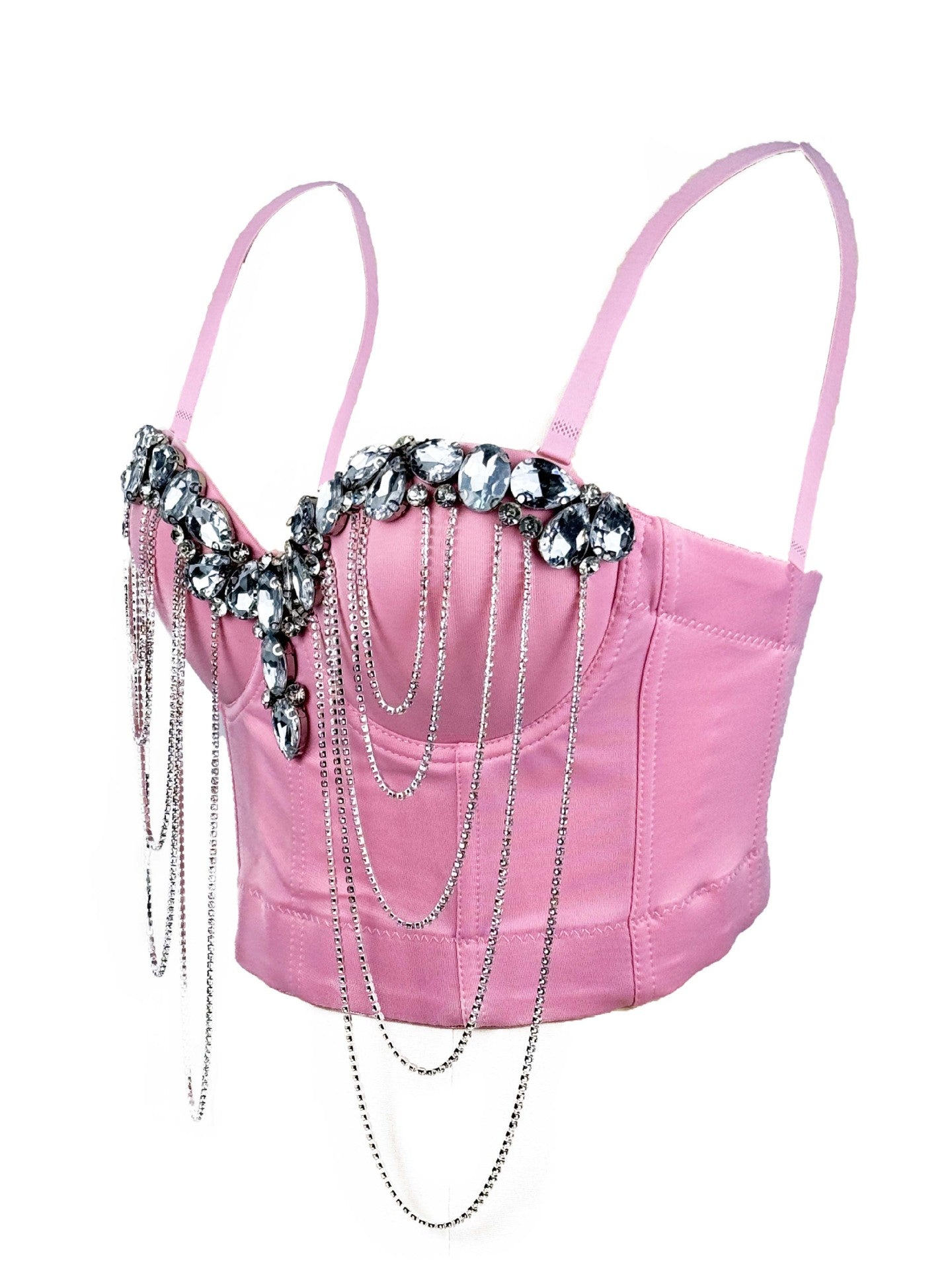 Crystal Cascade Corset Top