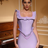 Lavender Duchess Maxi Dress