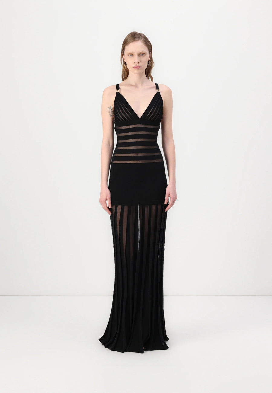 Shadow Stripe Knit Maxi