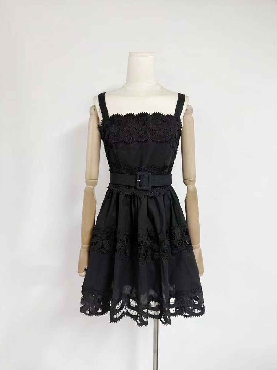 Ivory Bloom Eyelet Dress