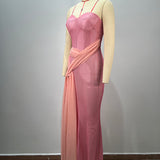 Blush Dream Strapless Gown