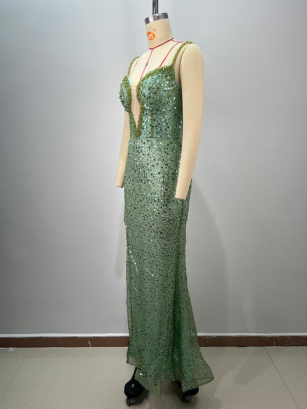 Enchanted Forest Green Gown