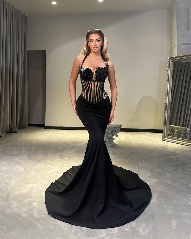 Noir Envy Corset Gown
