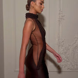 Braided Cocoa Gown