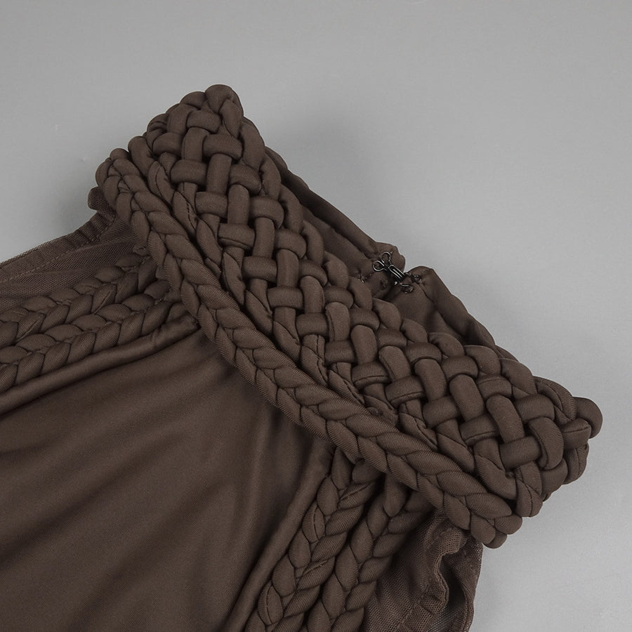 Braided Cocoa Gown
