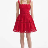Ivory Bloom Eyelet Dress