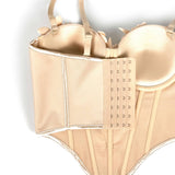 3D Floral Sculpted Corset Bodysuit