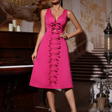 Pink Midi Dress