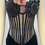 Noir Envy Corset Gown