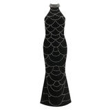 Crystal Web Gown