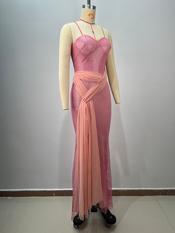 Blush Dream Strapless Gown