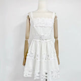Ivory Bloom Eyelet Dress