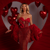 Valentina Beaded Corset Gown