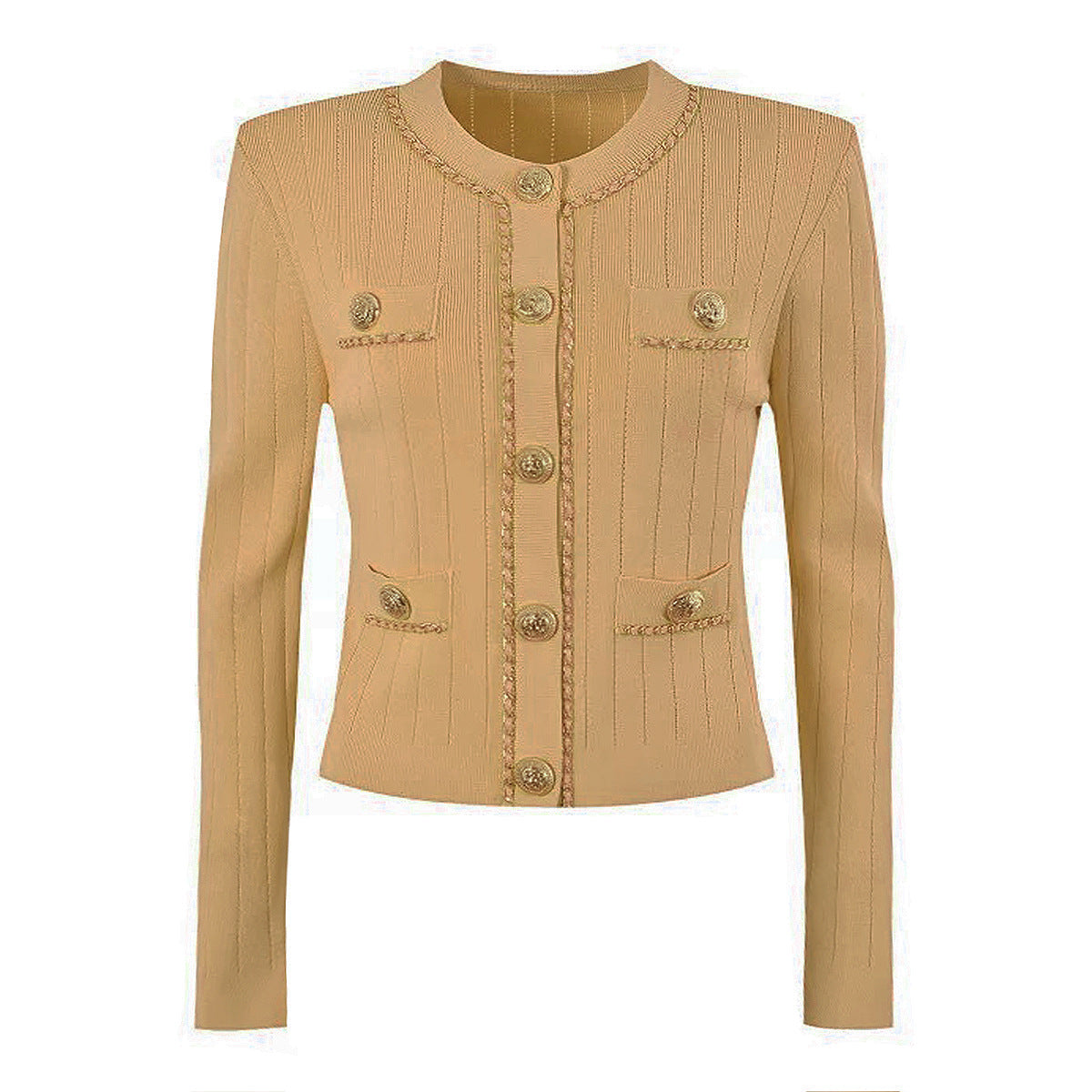 Rose Tweed Cropped Jacket