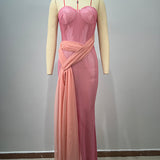 Blush Dream Strapless Gown