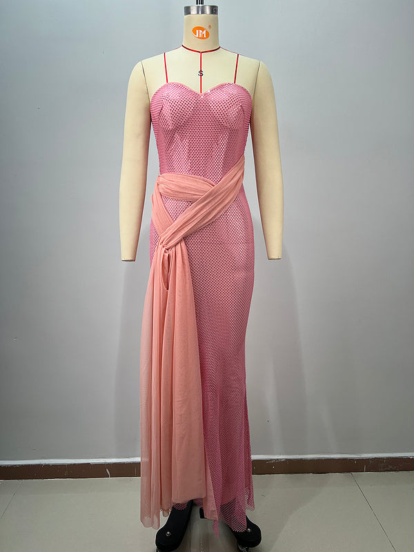 Blush Dream Strapless Gown