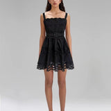 Ivory Bloom Eyelet Dress