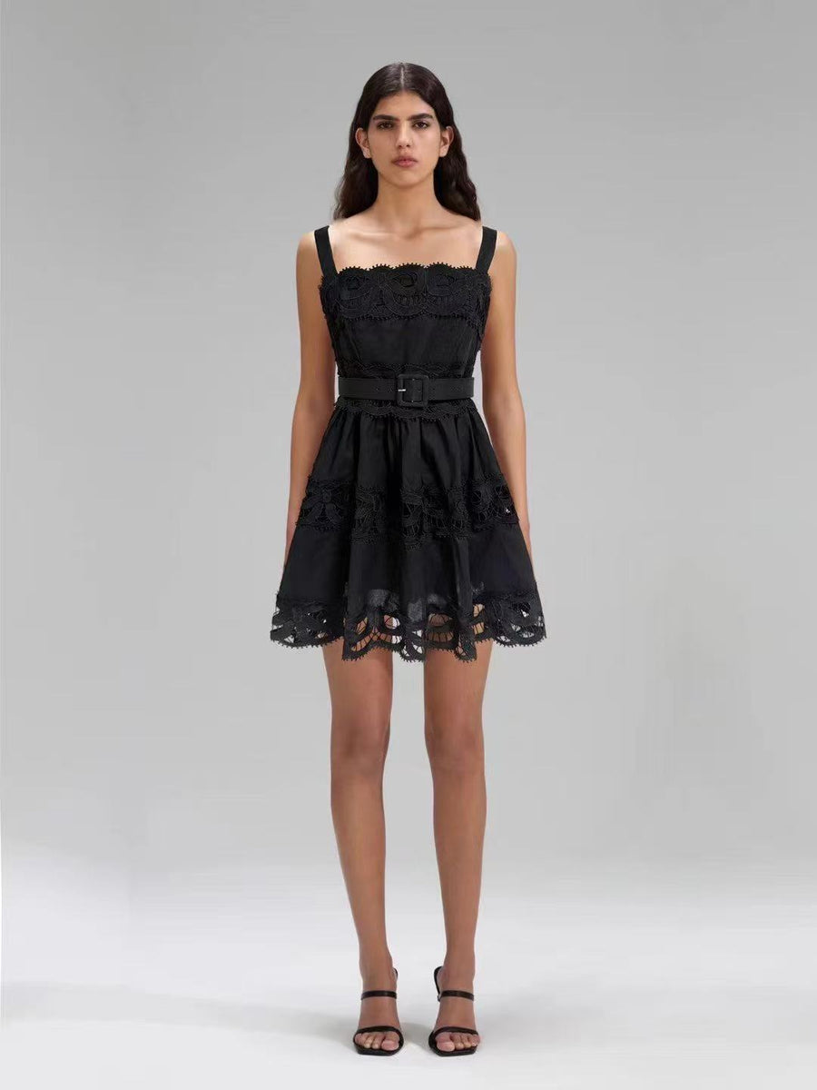 Ivory Bloom Eyelet Dress