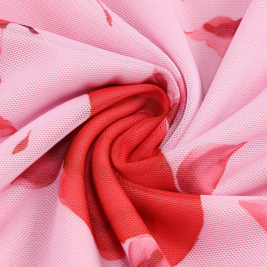 Rosé Bloom Ruffle Dress