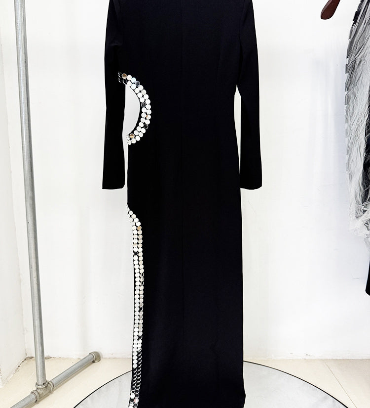 Midnight Cutout Gown