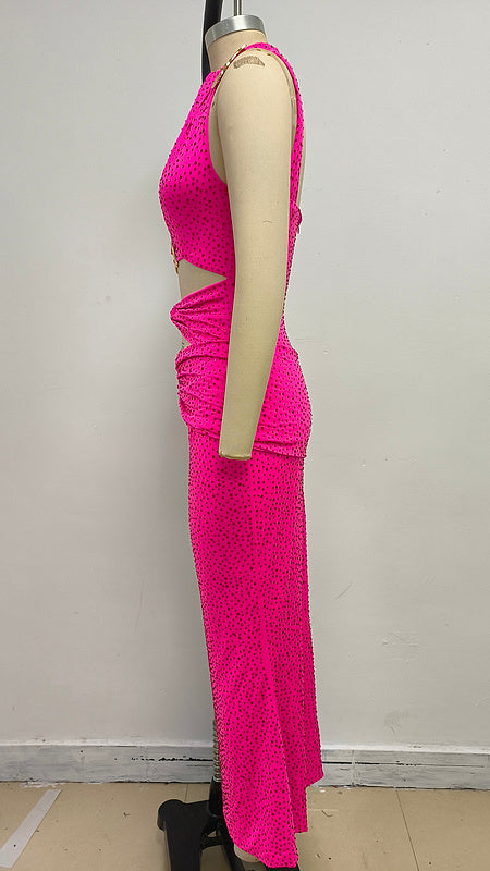 Pink Cutout Gown