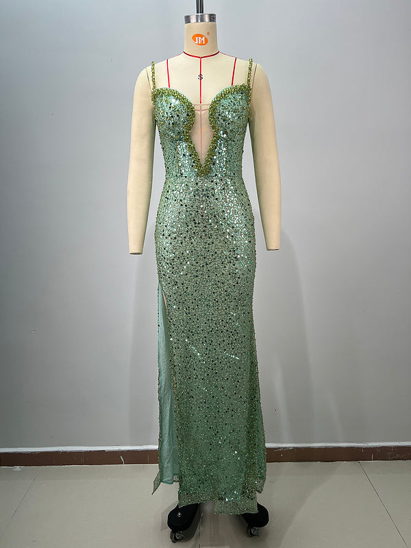 Enchanted Forest Green Gown