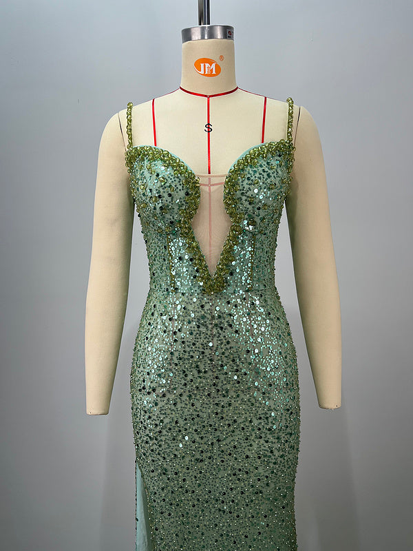 Enchanted Forest Green Gown