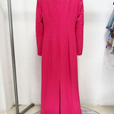 Fuchsia Cape Gown