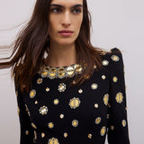 Black Gold Dress