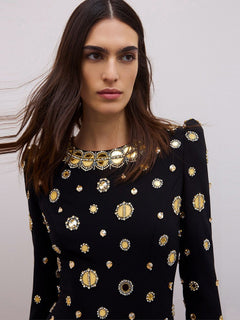 Black Gold Dress