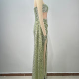 Corset Slit Gown