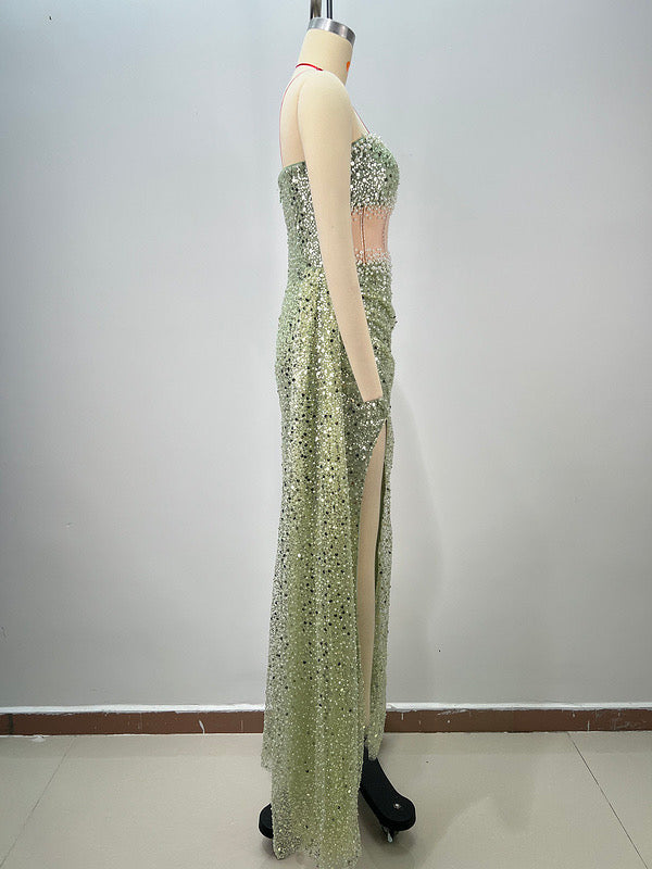 Corset Slit Gown